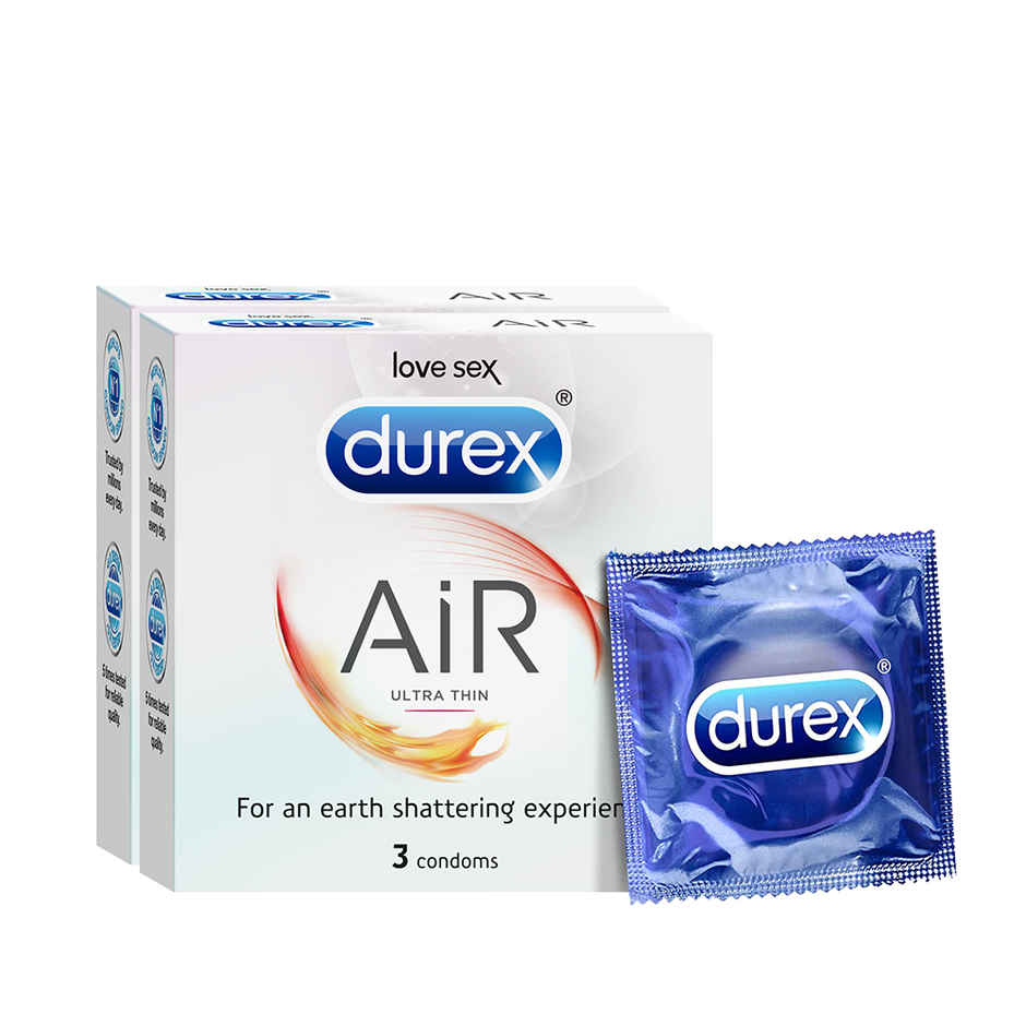 Durex Air Condom (Pack Of 2 Combo)