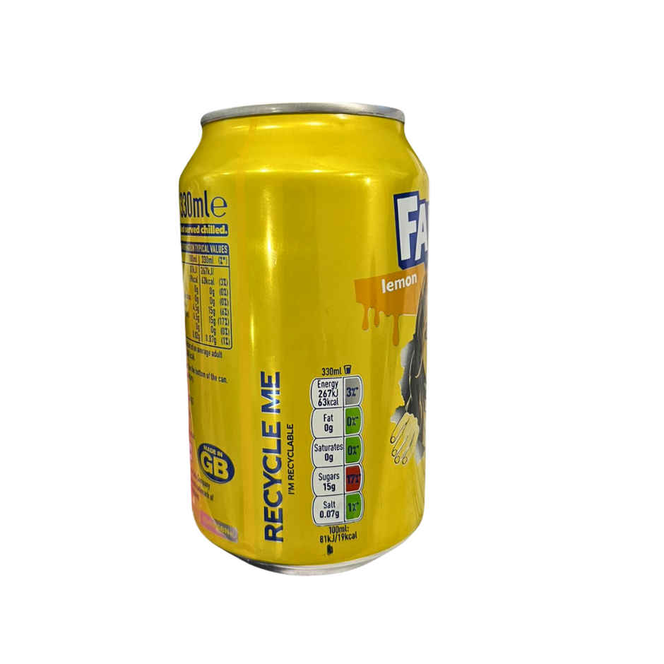 Fanta Lemon Flavour Soft Drink | Tin Can
