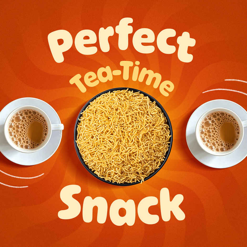 Too Yumm Bhujia Sev Snacks, 30% Less Saturated Fats, No Palm Oil Healthy Namkeen