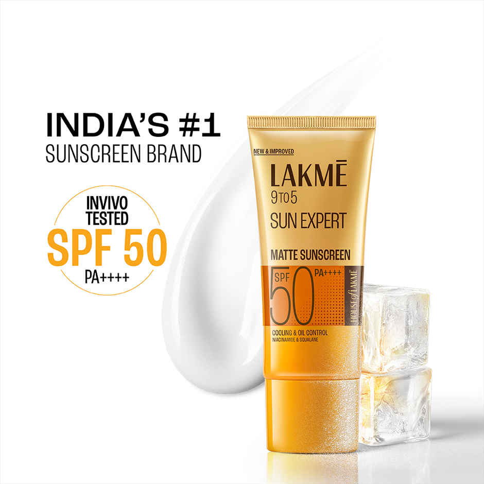 Lakme Matte Sunscreen SPF 50 PA+++ UVA|B Protection