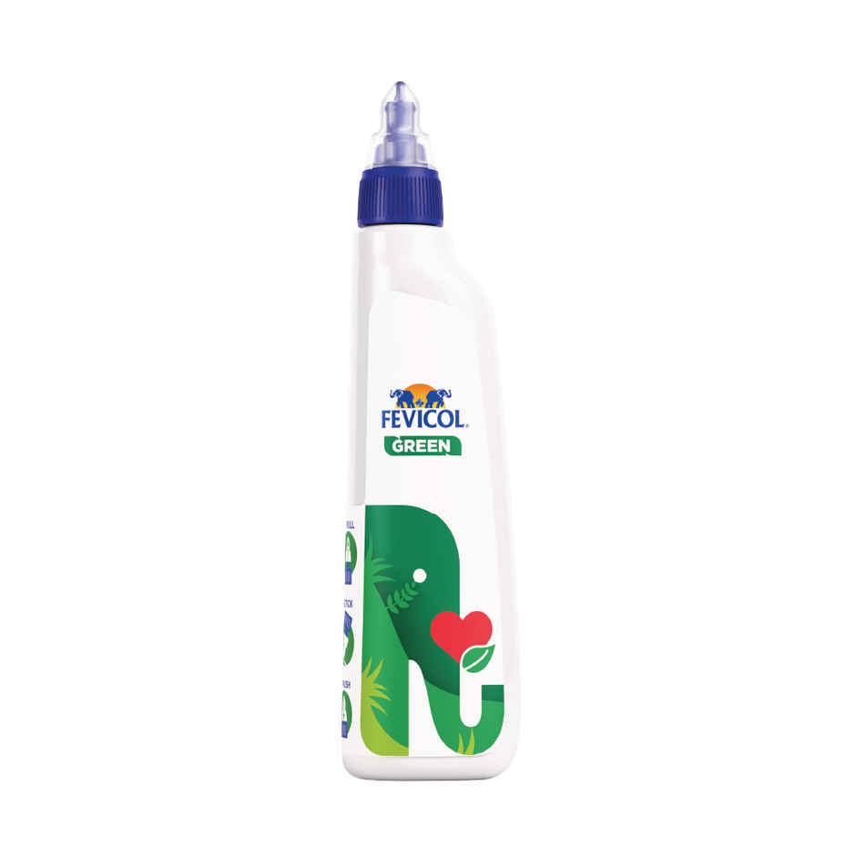 Fevicol Green Eco Adhesive Clear Quick Dry Multi Surface Craft Glue Strong Bond
