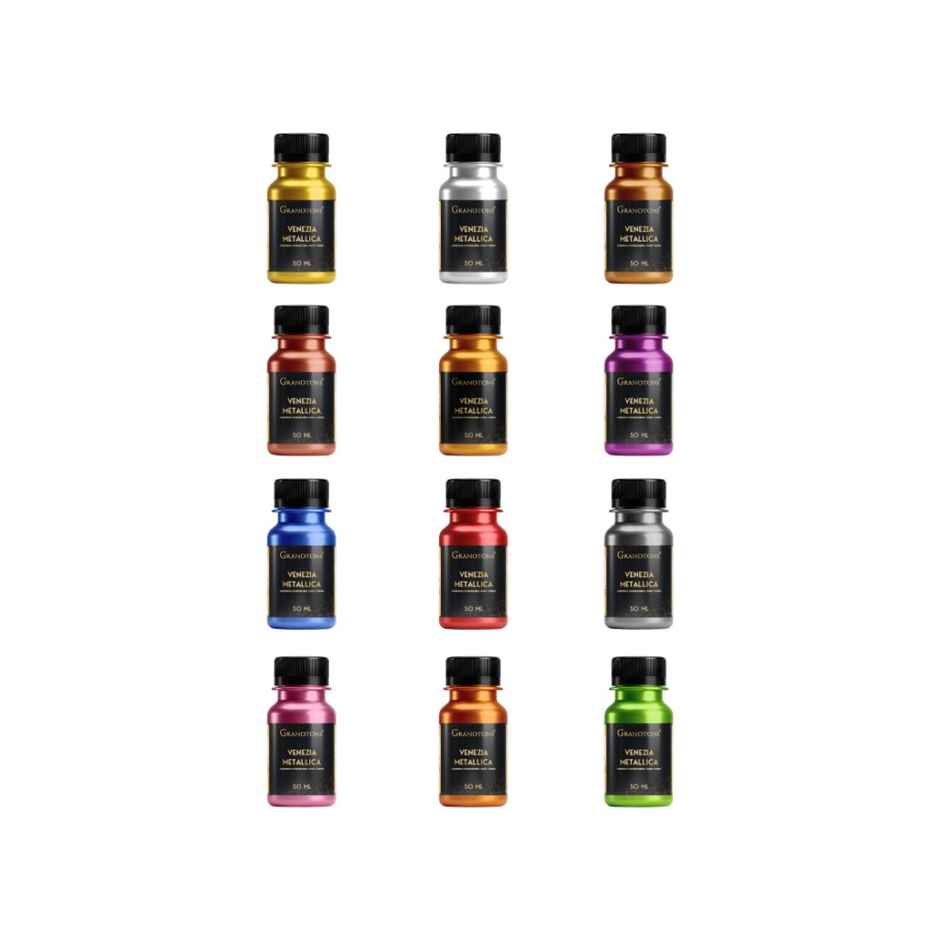 Granotone Venezia Metallic Acrylic Color Set