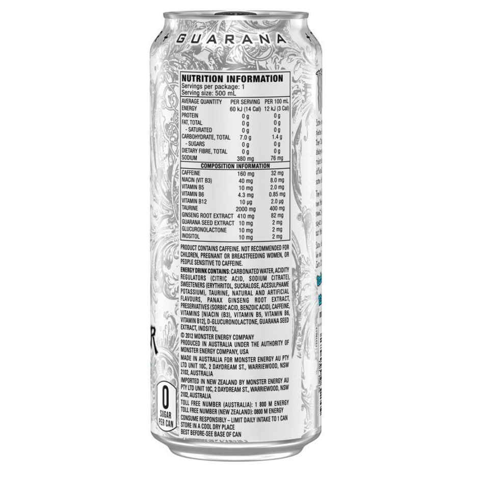 Monster Energy Ultra White Zero Sugar
