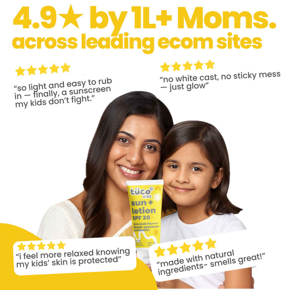 Tuco Kids Suncreen + Bodylotion SPF 30 PA++++ UVA UVB Broadspectrum Protection