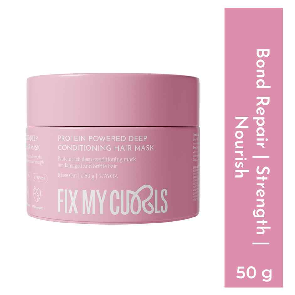 Fix My Curls Protein Powered Deep Conditioning Mask For Curly And Wavy Hair