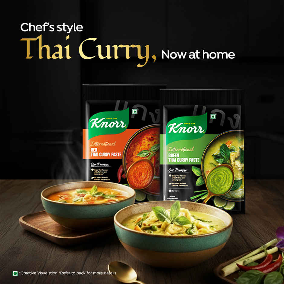 KNORR Green Thai Curry Paste, with Kaffir Lime & Chillies | Thai Flavours
