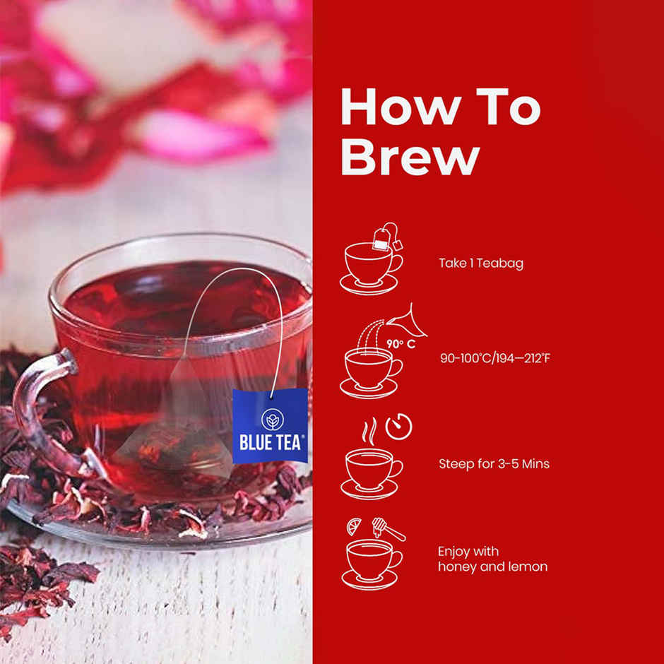 Blue Tea Hibiscus Flower Herbal Tea | Box