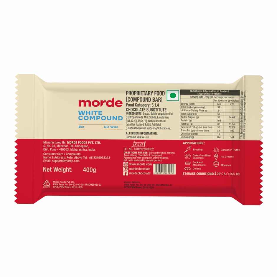 Morde White Compound | CO W33 | Baking Ingredient| Combo