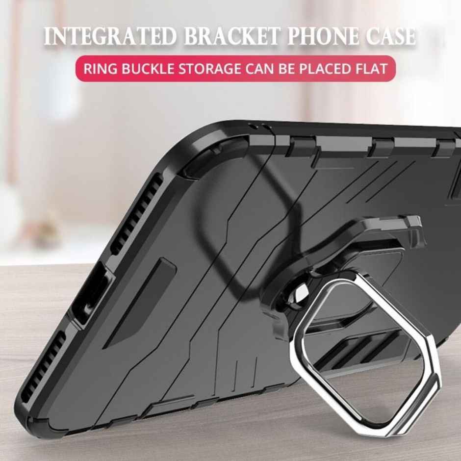Kwine Case Realme C55 / N55 Back Cover - Ring Holder Stand Case