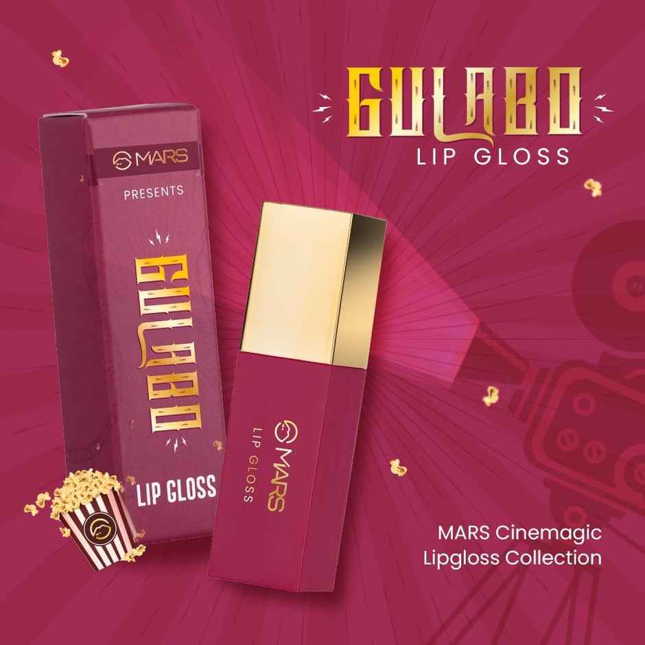 MARS Cosmetics Golden Era Cinemagic Lip Gloss 03 - Gulabo 2.0 MILLILITRE