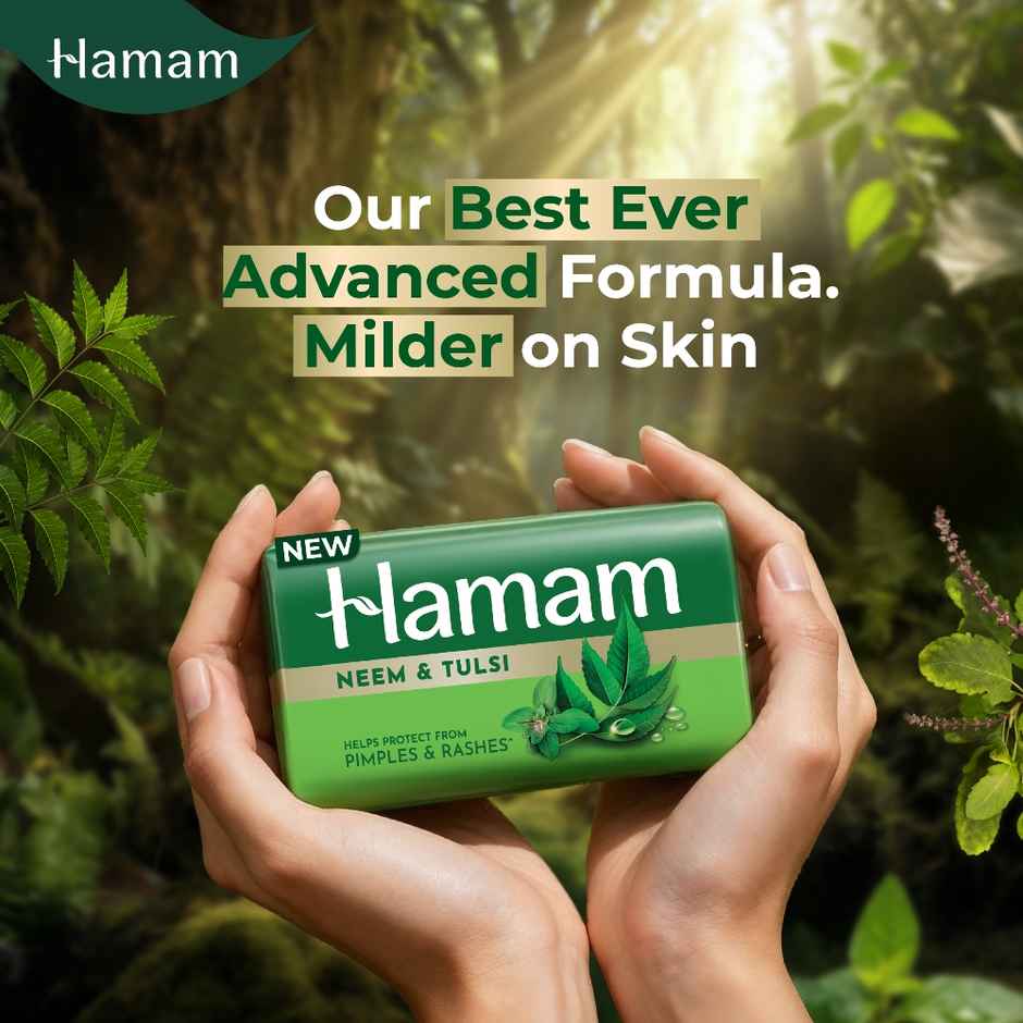 Hamam 100% Neem pure oil Soap bar 150 g * 3