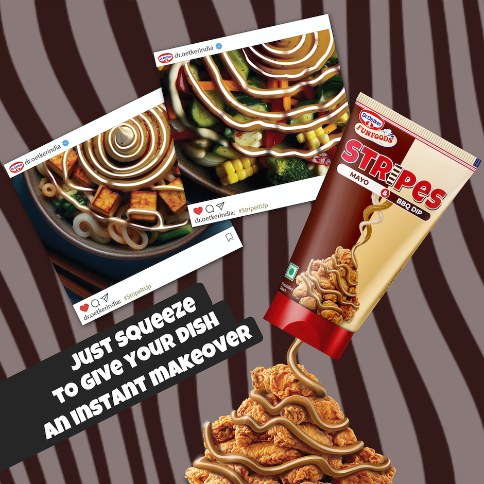 Dr. Oetker Funfoods Stripes - Mayo & BBQ
