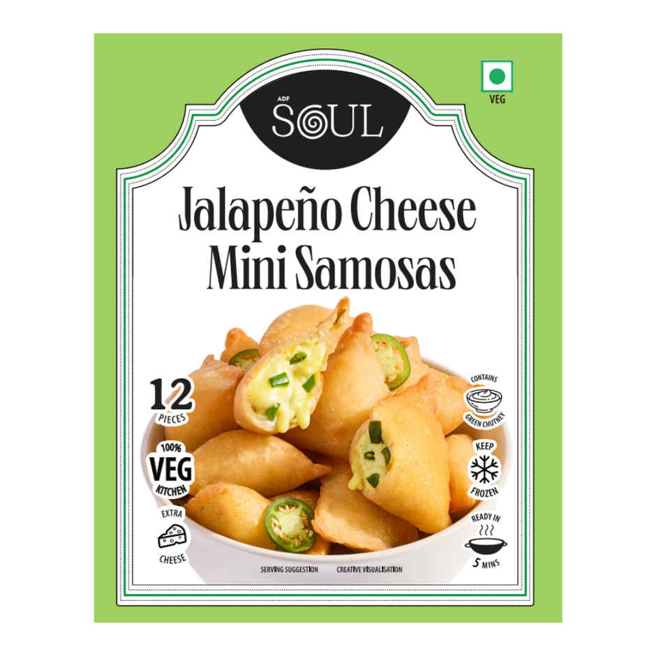 Adf Soul Mini Jalapeno Cheese Samosa