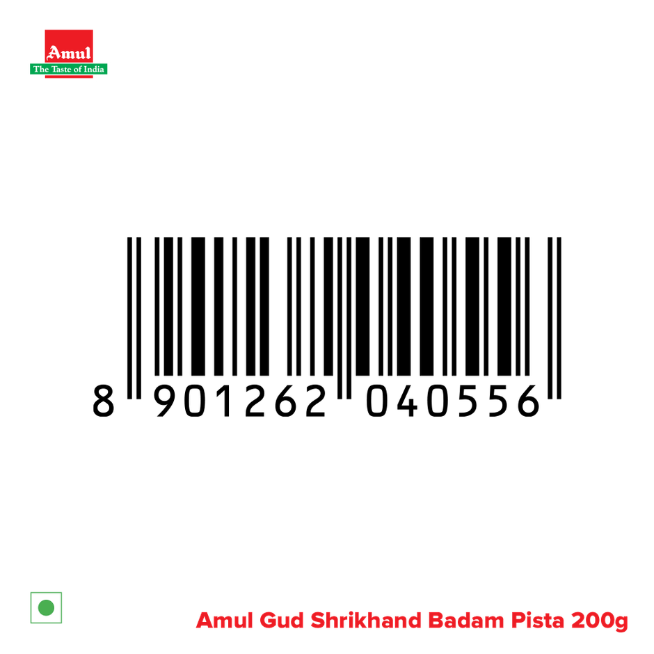 Amul Gud Shrikhand- Badam Pista