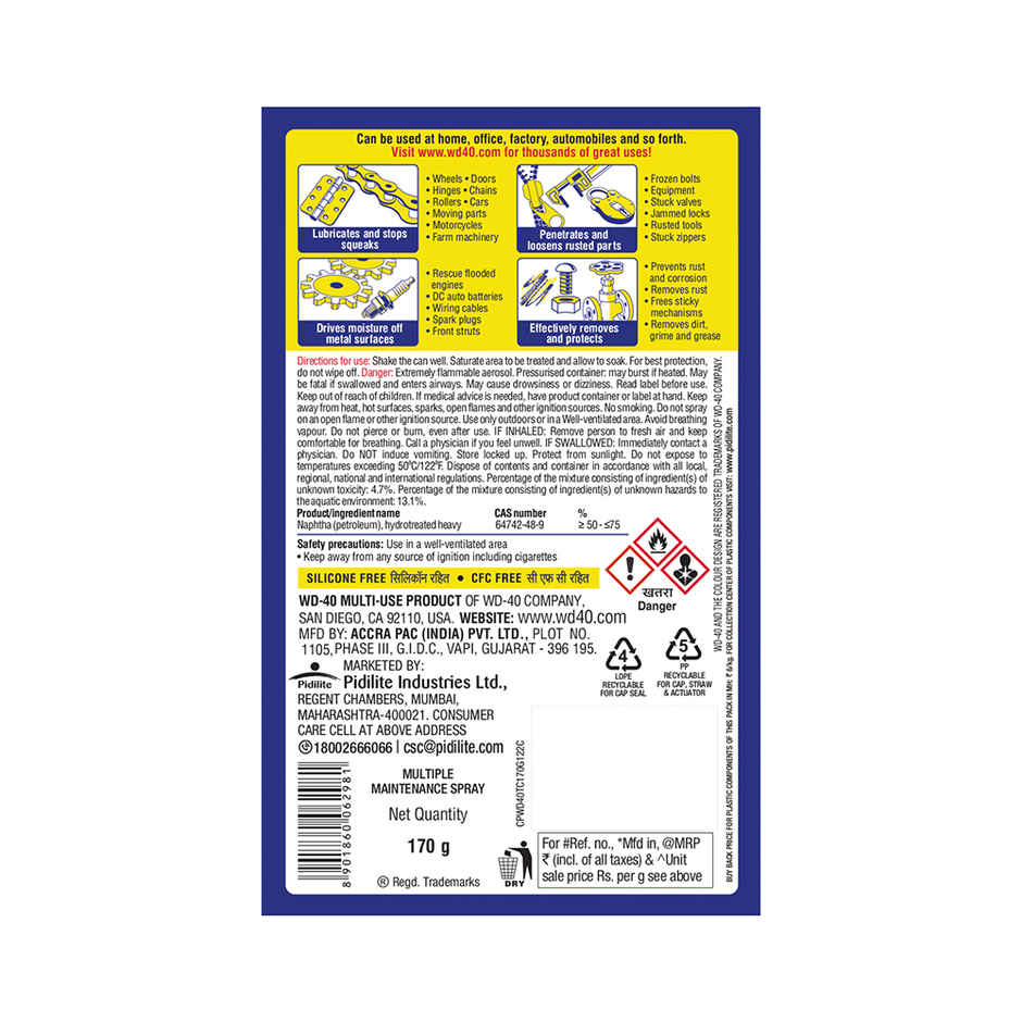 WD-40 Multipurpose Spray for Home Improvement Combo