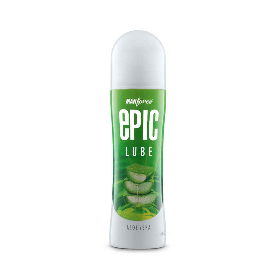 Manforce Epic Natural Aloe Vera Lubricant Skin Friendly Non Sticky And Water Based