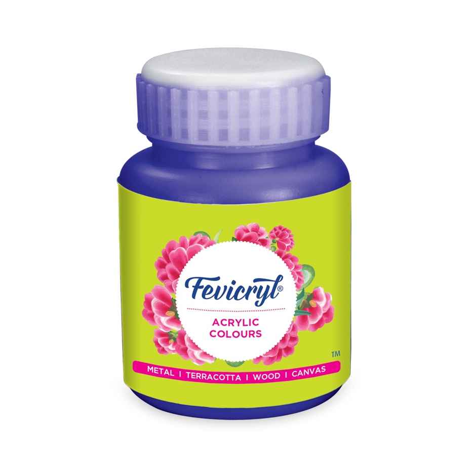 Fevicryl Acrylic Colour Ultramarine Blue | Art and Craft Multisurface Paint