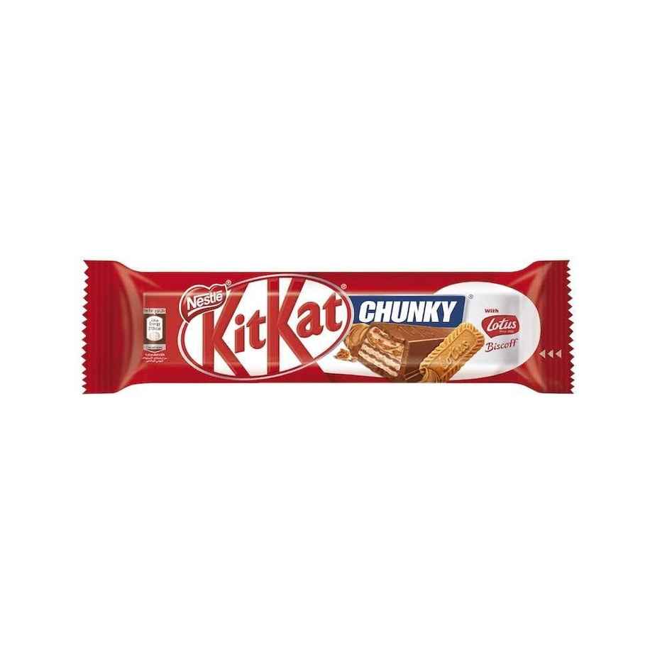 Nestle Kitkat Chunky Lotus Biscoff Chocolate Bar