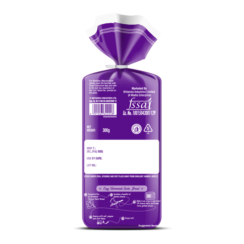 Britannia Cheese Garlic Bread