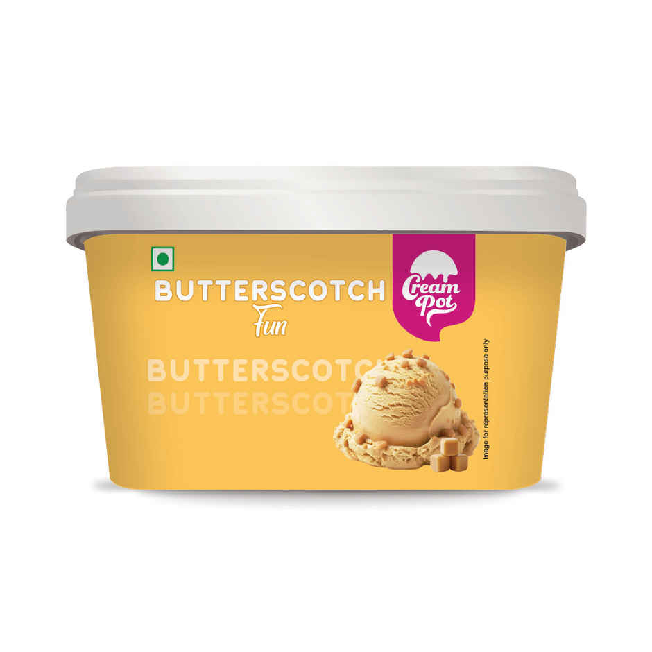 Cream Pot Butterscotch Tub | Creamy Dessert Tub