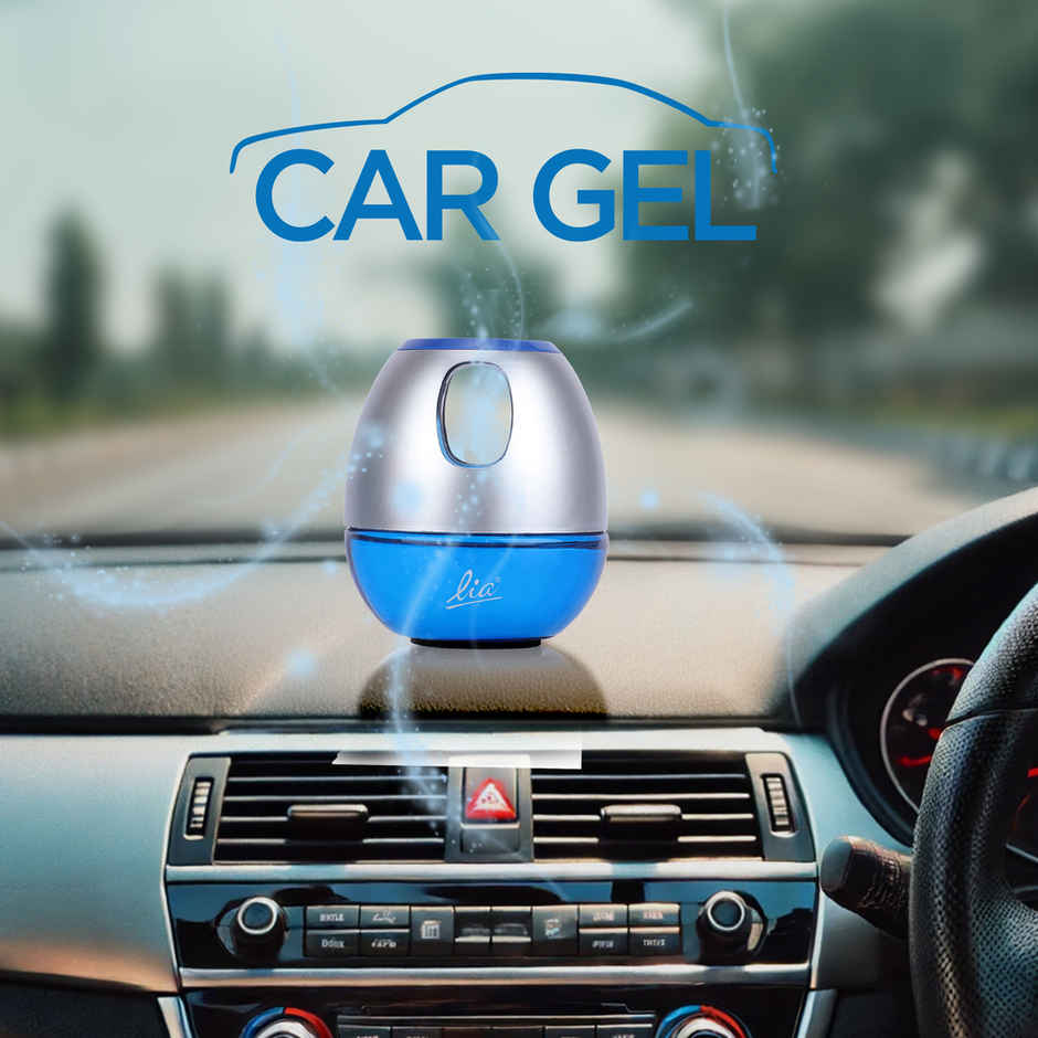 Lia Sea Shore Car Gel | Long Lasting Air Freshener for Car | From House of Cycle