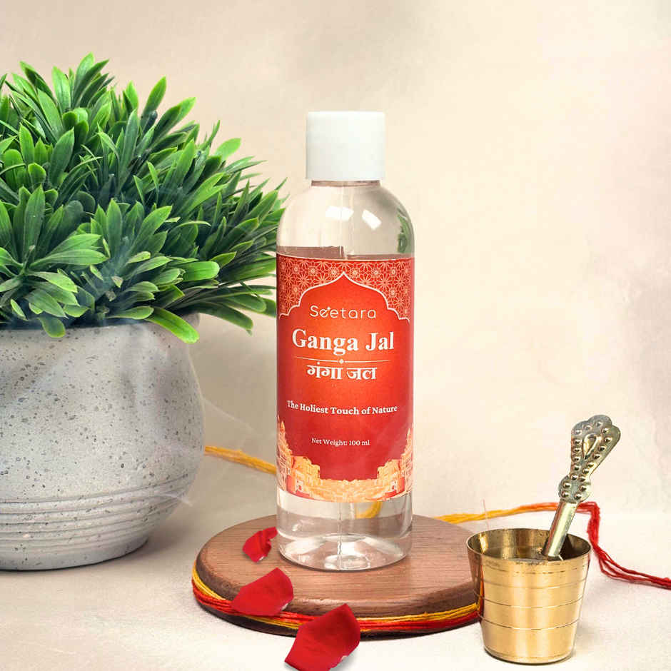 Seetara Pure Gangajal - Holy Ganga Water for Puja (100 ml)