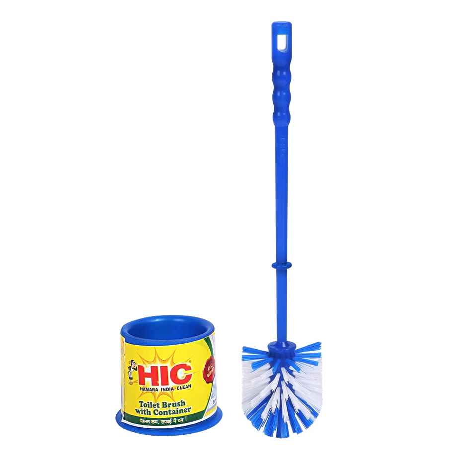 Hic Toilet Brush With Round Container - Assorted