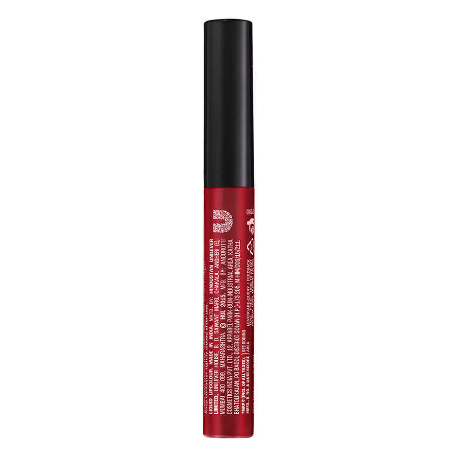 Lakme Forever Matte Liquid Lip | 16 Hr Lipstick | Lightweight & transferproof | Crimson Rose