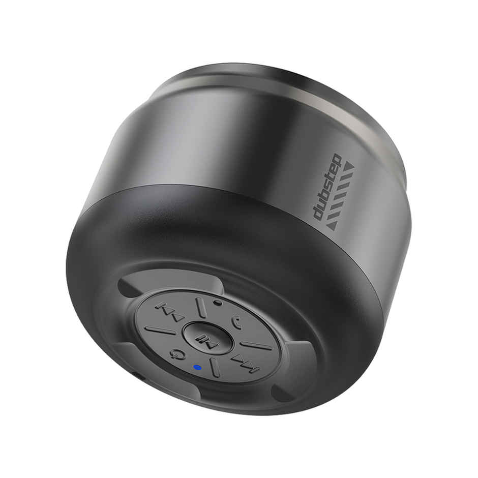 Dubstep Pop 600 Wireless Speaker With 15Hrs Playtime,  52mm Dynamic Driver, 6W Output, Bluetooth v5.3 -  Grey
