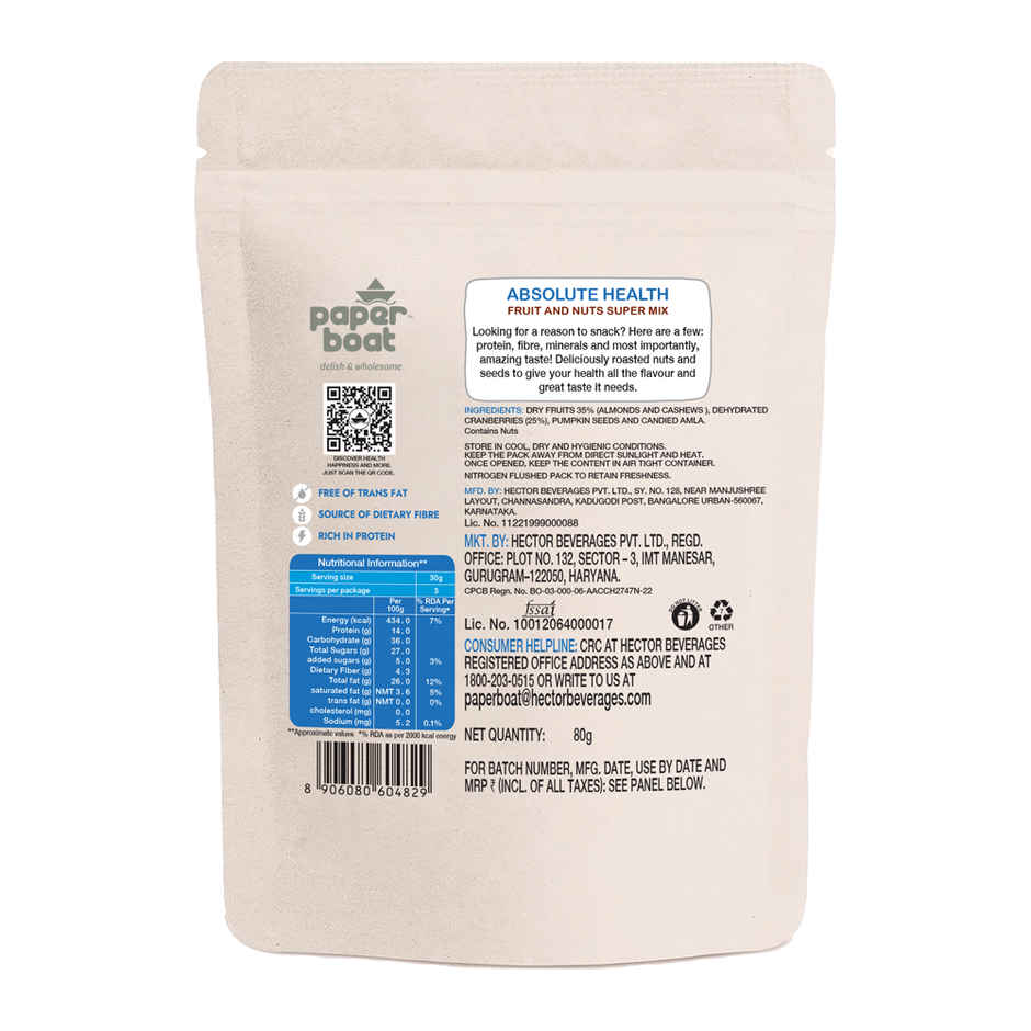 Paper Boat Absolute Health Dry Fruits Trail Mix