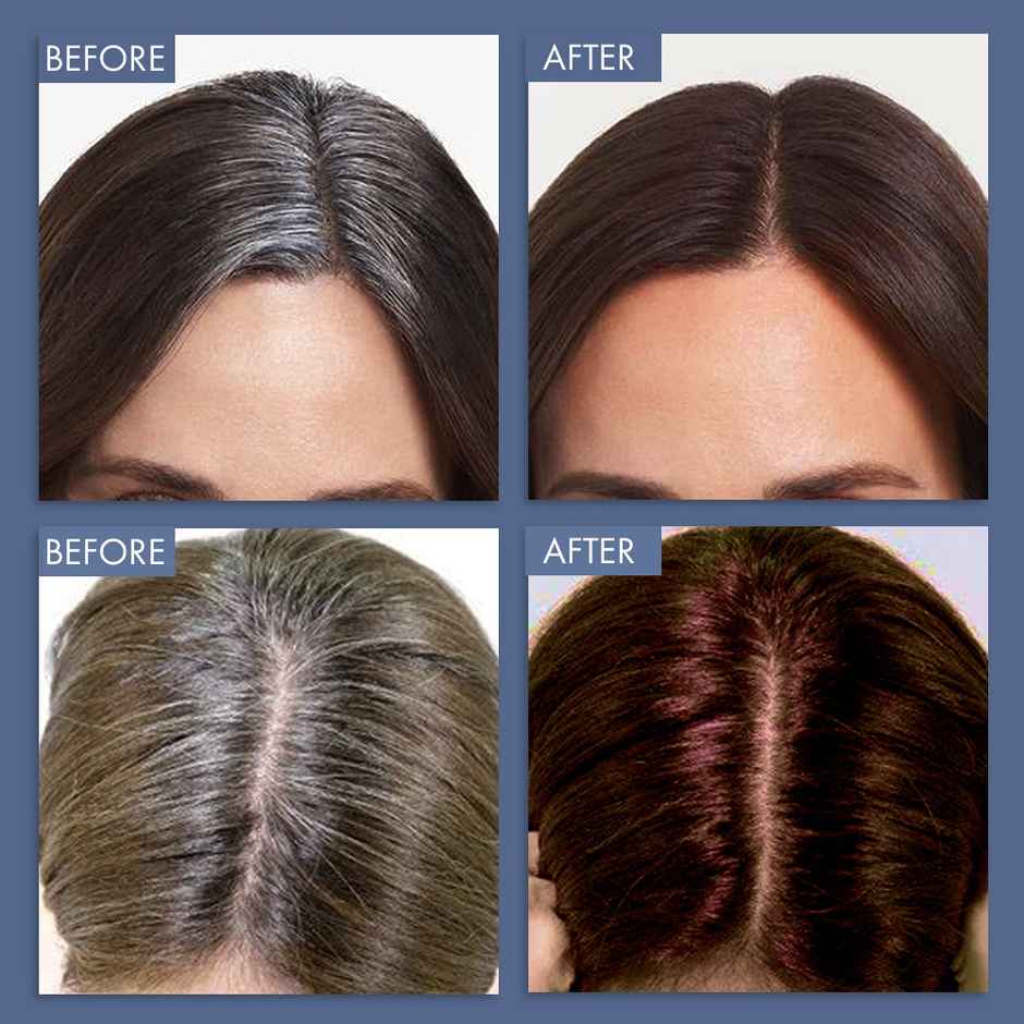 ThriveCo Coloring Shampoo With Hyaplex For Rich - Shiny Colored Hair | Ammonia-Free | Dark Brown