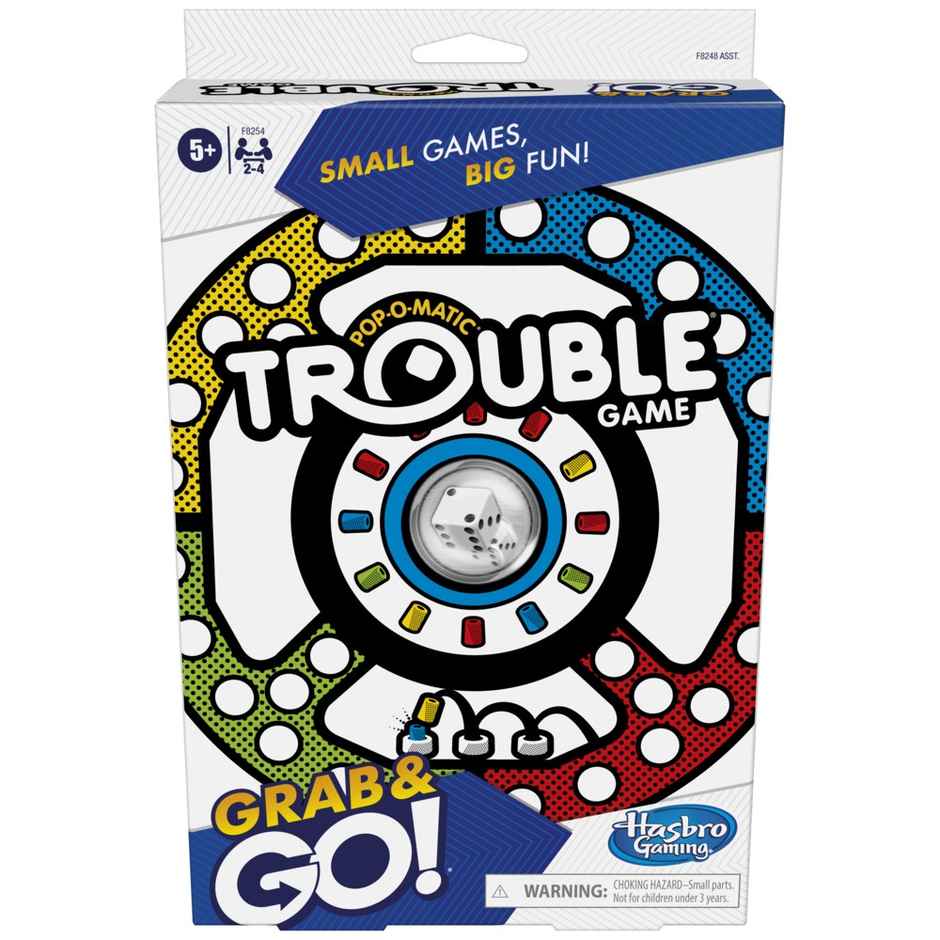 Hasbro Trouble - Travel Friendly - Miniature Version Board Game