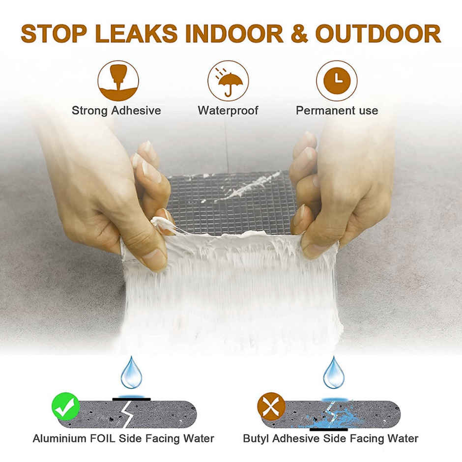 Leakage Repair Tape - Aluminium Silver Tape | Waterproof