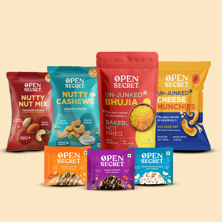 Open Secret Healthy Namkeen And Cookies Snacks Box