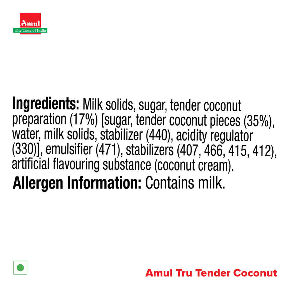 Amul Tru Tender Coconut Icecream Cup