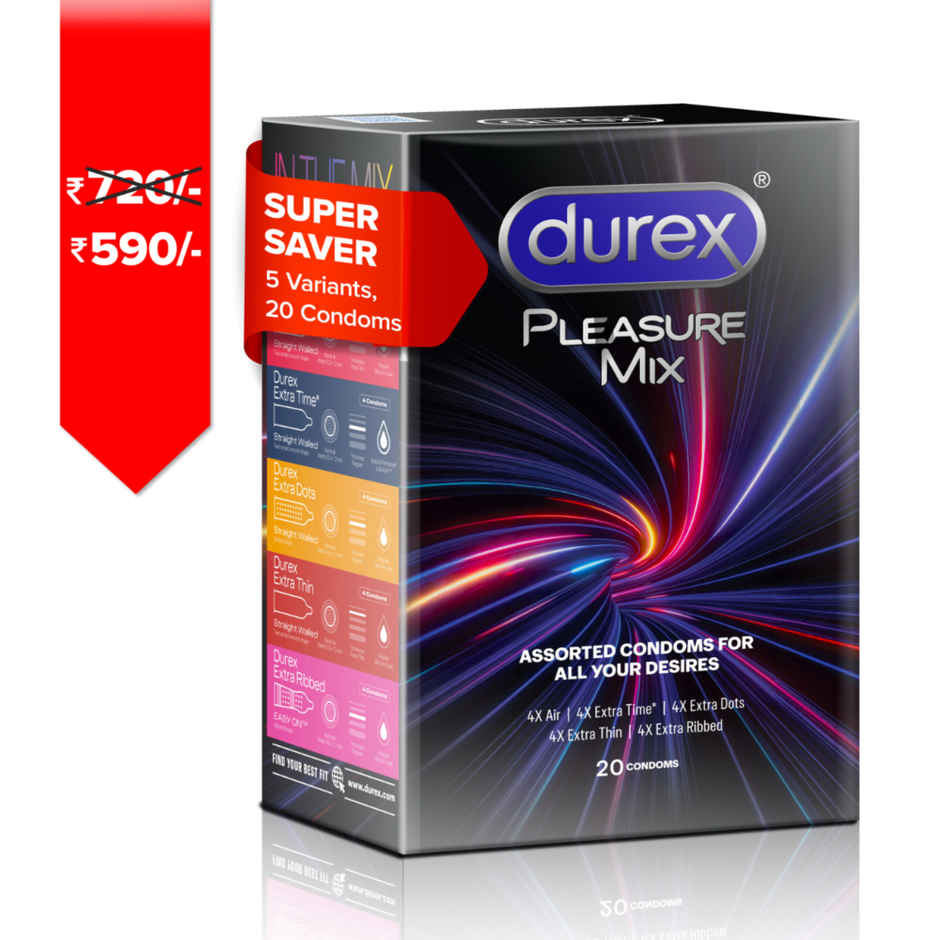 Durex 5 in 1 Pleasure Pack | Assorted Condoms