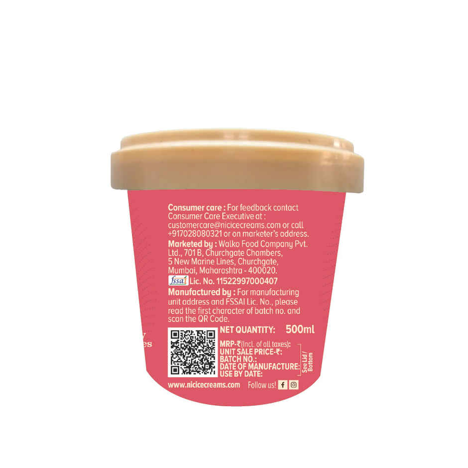 NIC Mixed Berries Ice Cream Tub | Preservative Free | No Artificial Flavors