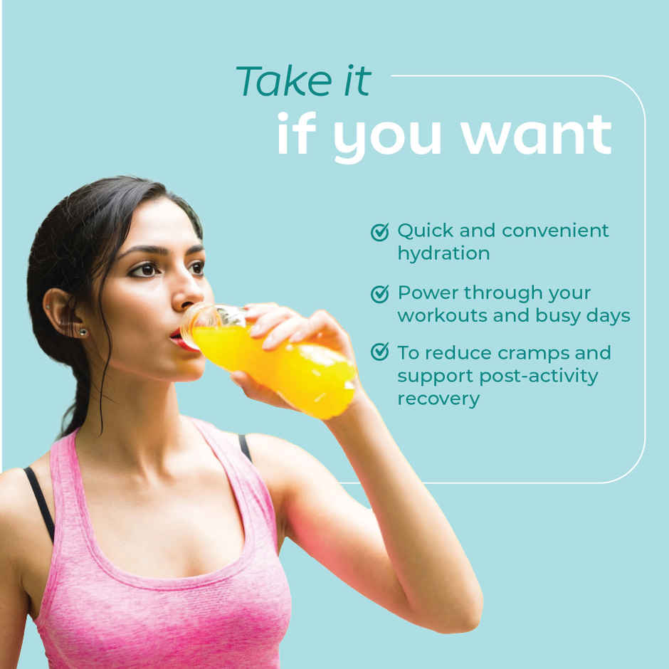 Arth By Emcure Electrolyte for Quick & Daily Hydration | Orange Flavor
