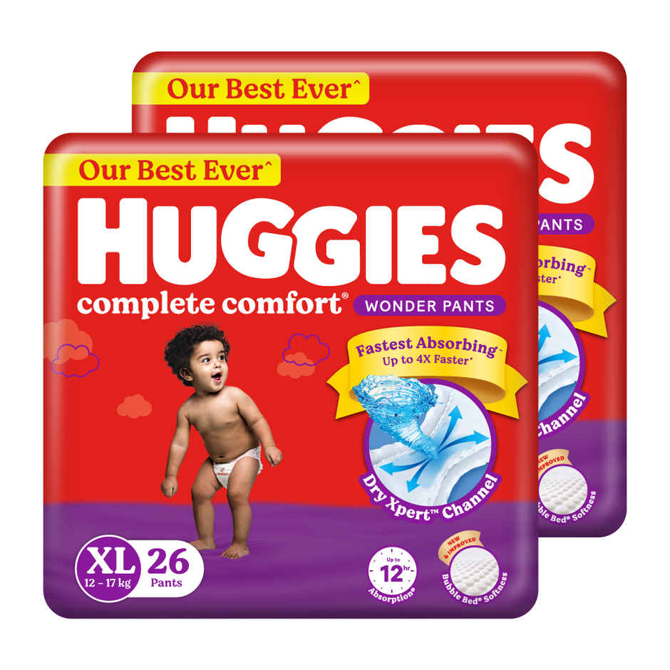 Huggies Wonder Pant Style Diaper | XL | 52 pcs