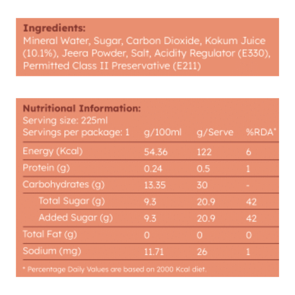 Dobra Pop Goli Kokum Jeera Soft Drink