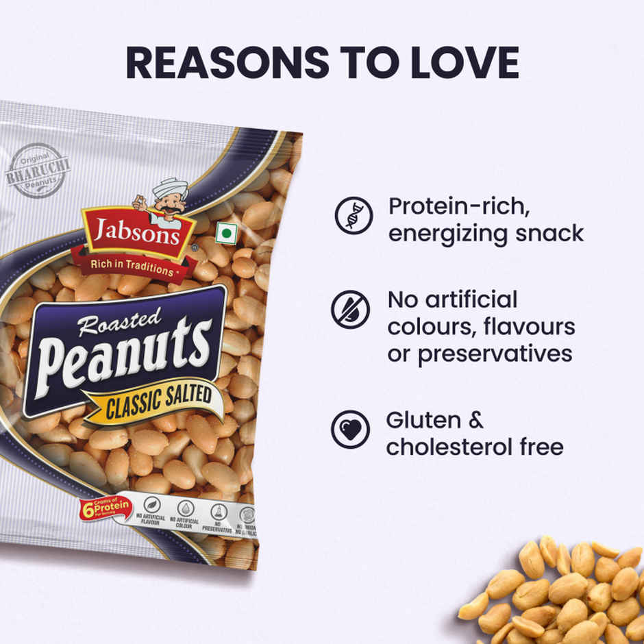 Jabsons Roasted Peanuts Classic Salted