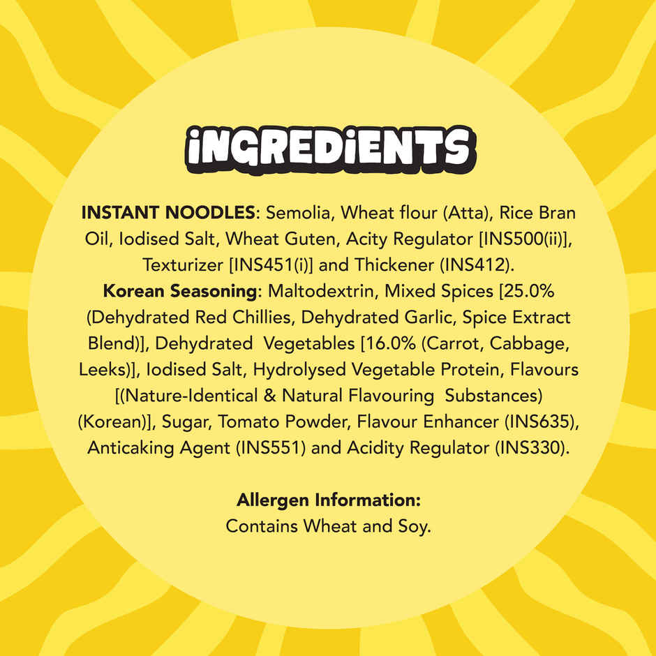 Wok Tok by Veeba Instant Cup Noodles Spicy Korean Combo