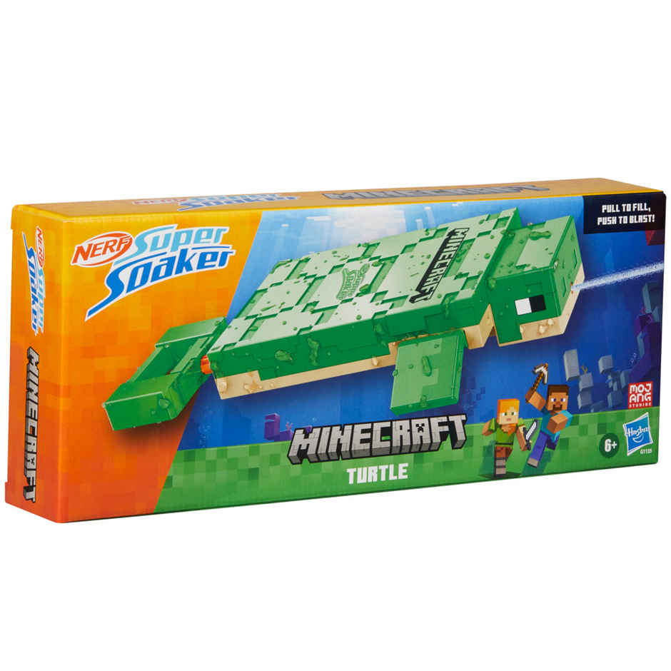 Hasbro Nerf Super Soaker Minecraft Turtle