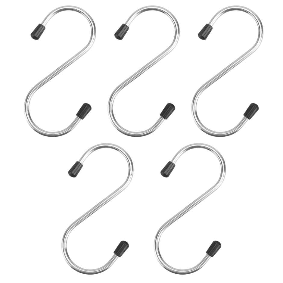 Se7en Multi-Purpose Stainless Steel S Shape Hook | Hangers for Home, Office & Shop