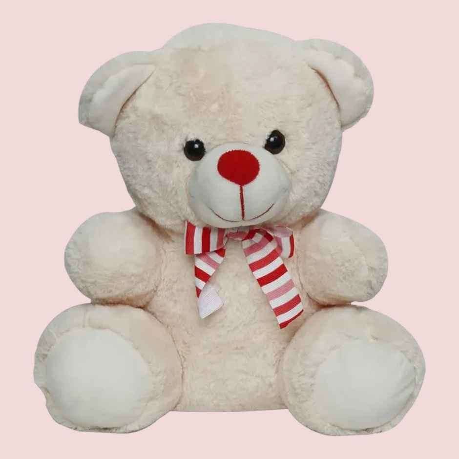 Hershey'S Nuggets Creamy Milk With Whole Almonds Crunchy Chocolaty Delight(130.2gms) & Teddy Bear Beige Colour - 30 Cm(1pc) Combo