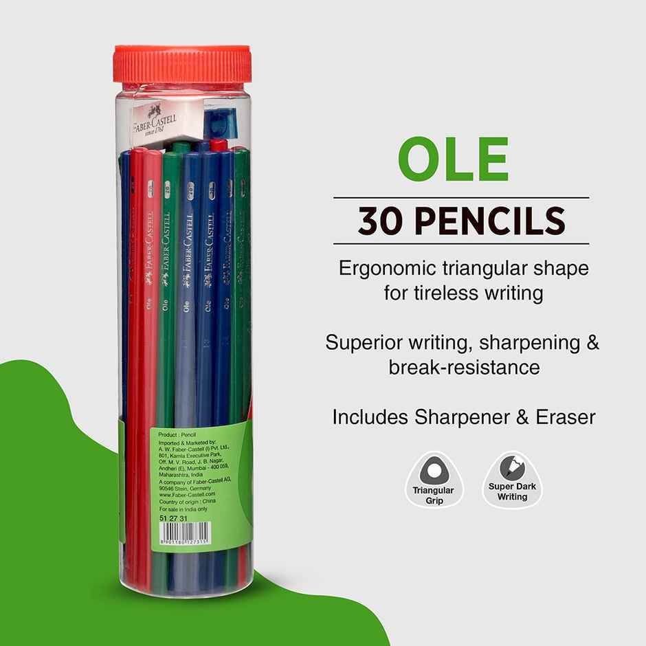 Faber-Castell-Jar Of 30 Ole Pencils