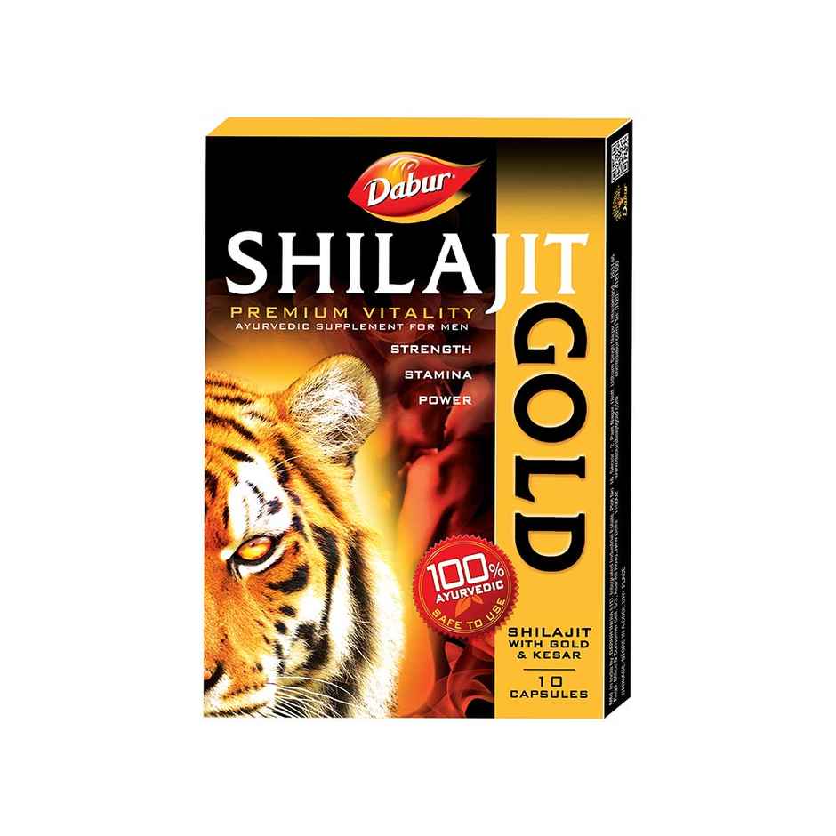 Dabur Shilajit Gold Capsules - 10 Caps