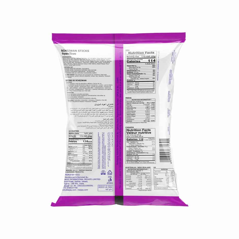 Charliee Schezwan Sticks | Spicy Snack Sticks