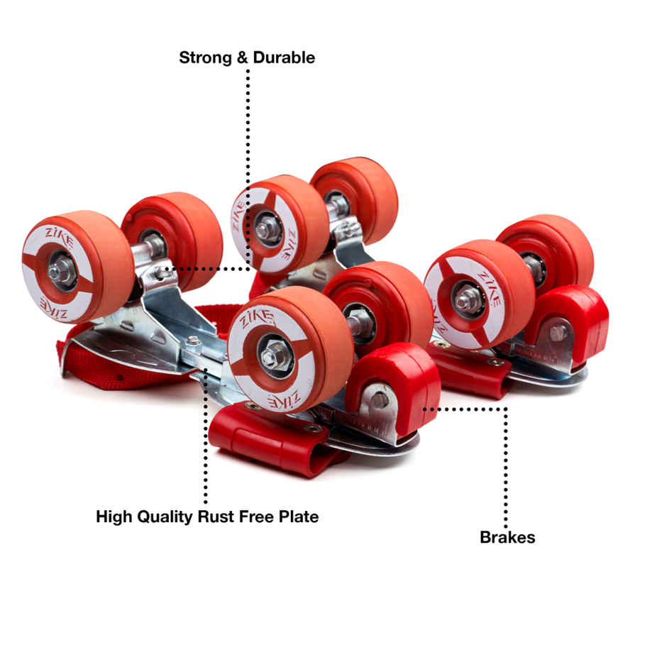 Zike Tenacity Super Roller Skate - Junior (Assorted)