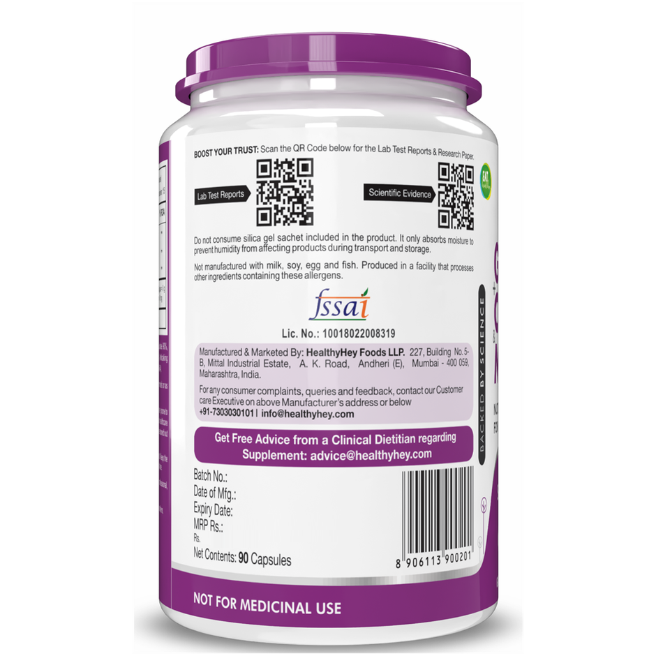 HealthyHey Nutrition Double Strength Glucosamine Chondroitin & MSM | Cartilage Support | 4000 mg